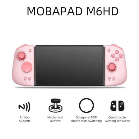 จอยเกมไร้สาย Mobapad M6 HD สีชมพู_4